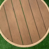 thumbnail of Conjunto de mesa y sillas de jardín exterior juego de 3 piezas sillas y mesa de ratán con 2 sillas 1 mesa de centro redonda y cojines para terraza