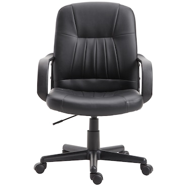 Vinsetto Sedia Ergonomica da Ufficio Girevole con Altezza Regolabile