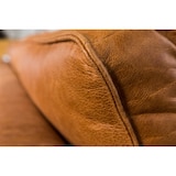 thumbnail of KAWOLA Sofa BLOOM Ecksofa Leder cognac Recamiere rechts
