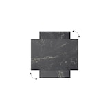 thumbnail of ALLboards Lavagna magnetica in acciaio MARMO NERO 60x40cm MetalBoards lastra adatta per tutti i tipi di calamite