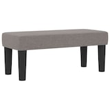 thumbnail of vidaXL Boxspringbett mit Kissen mit Kopfteil Taupe 90 x 200 cm Stoff