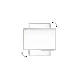 thumbnail of ALLboards Lavagna magnetica cancellabile a secco bianca 150×100 cm CLASSIC A7