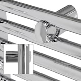 thumbnail of ECD Germany E-Badheizkörper ECO 400×800 mm Chrom, gerade, Seitenanschluss, Heizstab 300 W