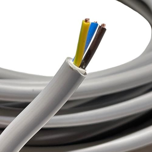 Mantelleitung Stromkabel NYM-J 3 x 2,5 - 50m grau