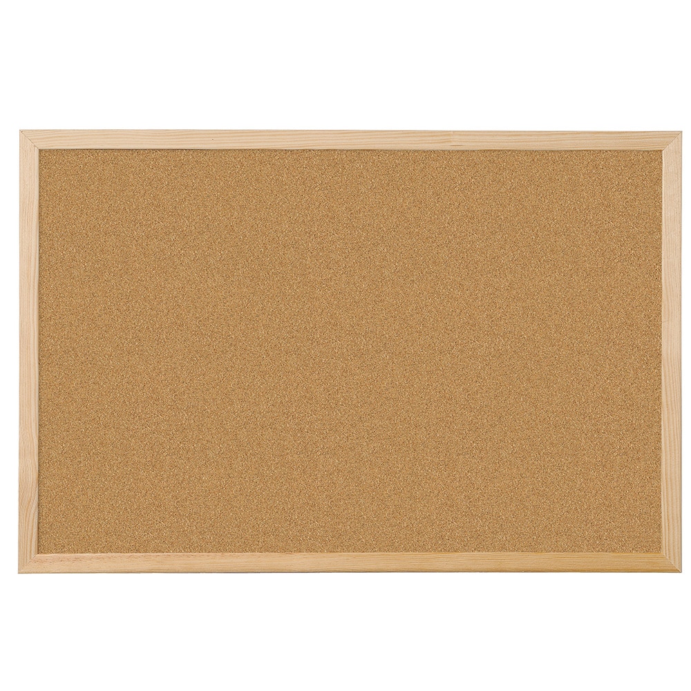 Pizarra Corcho Q-Connect 120X90 Cm Marco De Madera