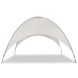 thumbnail of Kuppelzelt 5x5 m grauweiß mit vollverzinktem Stahlrohrgestell