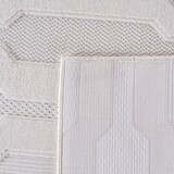 thumbnail of Teppich Outdoor 3D-Effekt Wetterfest Waschbar Strapazierfähig Balkon Terrasse Küche OEKO-TEX Creme 200x290 cm – ORTLER von Kadima Design
