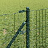 thumbnail of vidaXL Zaun mit Pfosten Grün 0,8 x 10 m Stahl und PVC