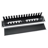 thumbnail of HMF 65452-02 Kabelmanagement mit Abdeckung für Serverschrank, 19 Zoll, 2 HE, Schwarz