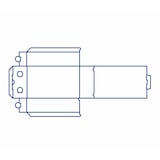 thumbnail of 100x Pizzakarton CALZONE mit neutralem Motiv 27 x 16,5 x 7,5 cm