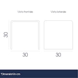 thumbnail of Danieli - Alzatina in Acrilico a Forma di Cubo Trasparente per Allestimento Vetrina ed Espositori per Negozi - 30x30x30cm