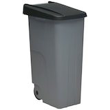thumbnail of WellHome - Open afvalcontainer van 110 liter met 30 vuilniszakken, zwart