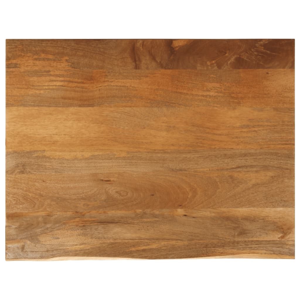 vidaXL Tafelblad met natuurlijke rand 100x80x3,8 cm massief mangohout