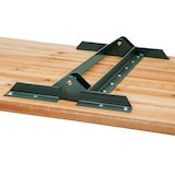 thumbnail of Bierzeltgarnitur Franz II, 3-teilig, klappbar, mit Rückenlehnenbraun