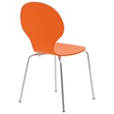 thumbnail of 4er Set Besucherstuhl ATHENS - Holz Orange 43x45x86 cm | Besucherstühle Konferenzstuhl Wartezimmerstuhl Bürostühle Bürostuhl Konferenzraum Wartezimmer