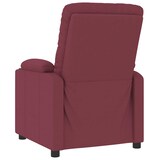 thumbnail of vidaXL Massagesessel Weinrot Stoff
