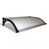 thumbnail of Pensilina tettoia bianca con illuminazione led e pannello solare per autoricarica Torradora - 100x120 cm Opaco