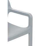 thumbnail of DELUKE® Stuhl REWIU - 84x57x53cm, hellgrau, Kunststoff Kunststoff Gestell Stühle Esszimmerstühle Stuhl Esszimmer Esstisch Stühle Küchenstuhl