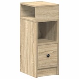 thumbnail of Table de chevet avec tiroir chêne sonoma 25x31x66 cm – Modèle Boisé Bois