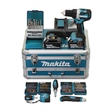 thumbnail of Perceuse Visseuse Makita Ddf484rtx6 18 V - 5 Ah - ø 13 Mm + Coffret 96 Accessoires + 2 Batteries Lxt® 18v - 5ah