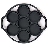 thumbnail of BBQ-Nerd® 6er Muffinbackform aus Gusseisen ? Cupcake Pan für Grill, Ofen & Dutch Oven ? Antihaft Muffinförmchen - Gusseiserne Muffinform mit Henkel