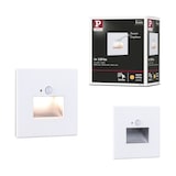 thumbnail of Paulmann LED Wandeinbauleuchte Edge Quadro  eckig 80x80mm  1,2W 25lm 230V  2700K Weiß matt 93133