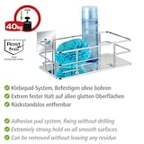 thumbnail of WENKO Turbo-Loc® Edelstahl Wandablage Quadro