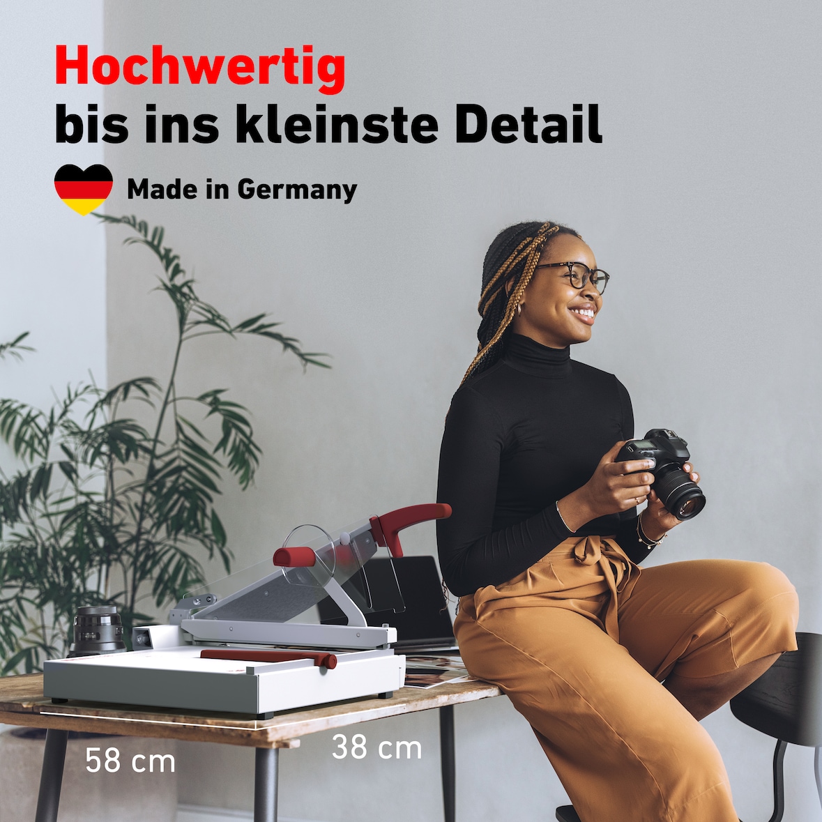 IDEAL Hebelschneider IDEAL 1138 11381000 Schnittlänge 38,5cm 50Bl