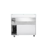 thumbnail of METRO Professional Table à pizza GPT2100, Acier inoxydable, 150 x 80 x 100 cm, 310 W, 293 L, 2 portes, compatible avec GHS2150, Argenté