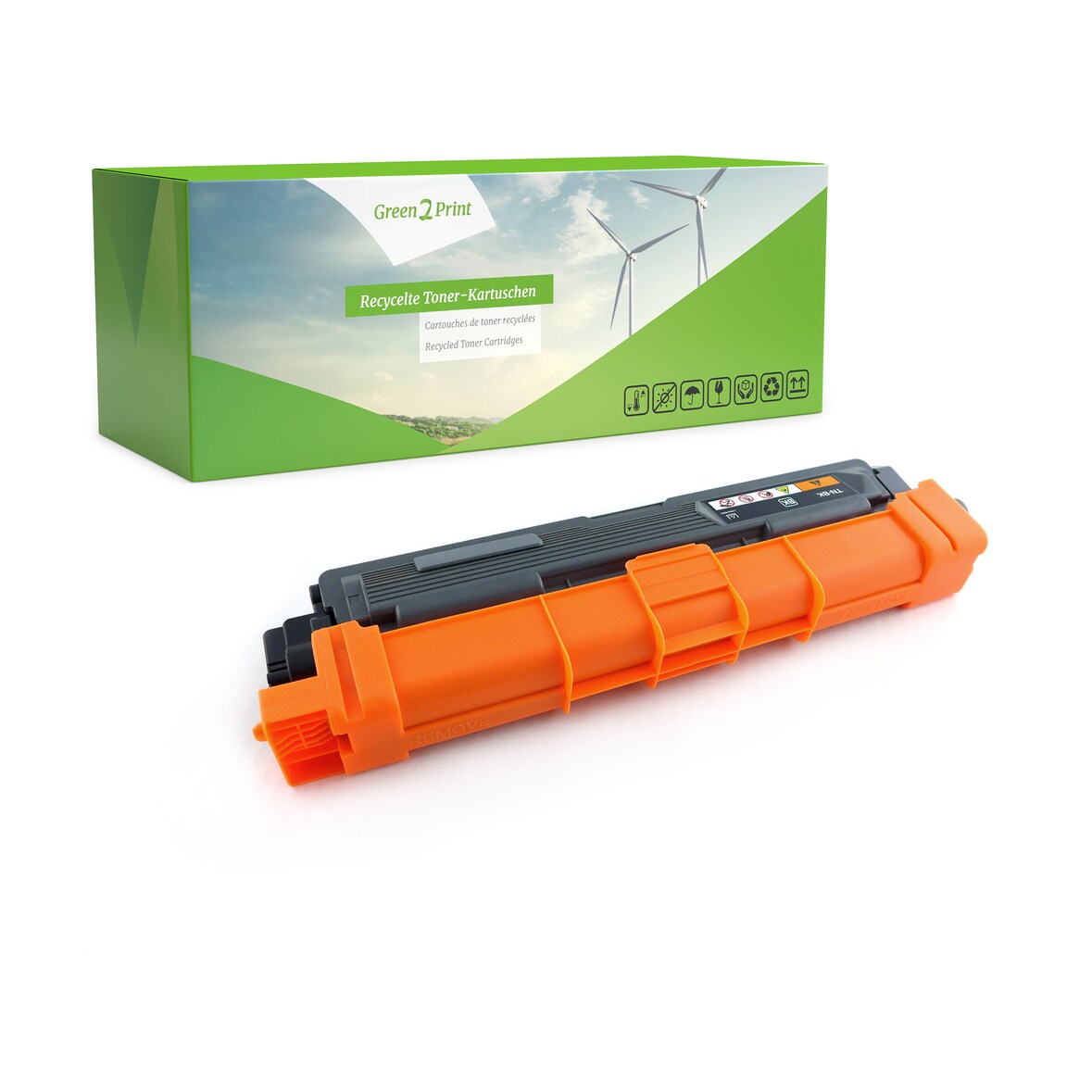 Green2Print Toner schwarz ersetzt Brother TN-242BK passend für Brother DCP9017CDW, DCP9022CDW, HL3142CW, HL3152CDW, HL3172CDW, MFC9142CDN, MFC9332CDW,