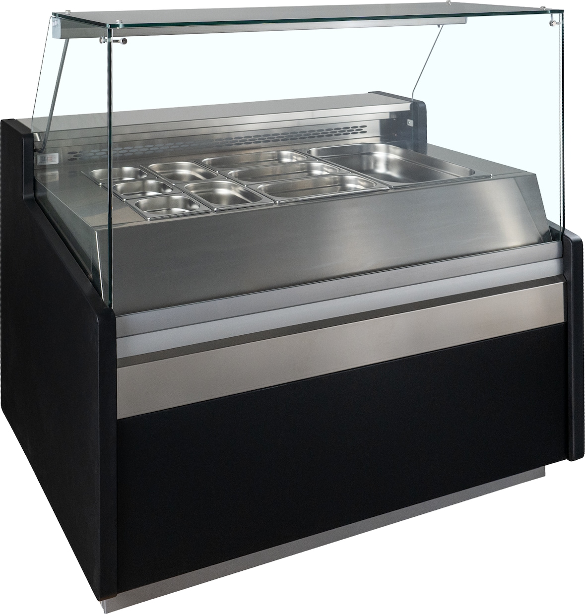 TEFCOLD Bedienungstheke SPID130 l Schwarz RAL9005
