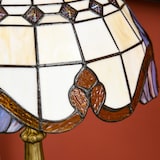 thumbnail of Lámpara de mesita de noche estilo clásico lámpara de mesa hecha a mano lámpara de noche de vidrio para dormitorio salón Ø30x48 cm multicolor