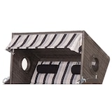 thumbnail of Strandkorb deVries PURE® Wave XL - PE grey - Dessin 435