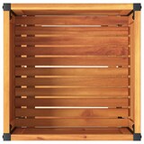 thumbnail of vidaXL Pflanzkübel mit Ablage 45x45x80 cm Massivholz Akazie und Stahl