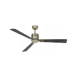 thumbnail of Ventilador de teto CasaFan ECO NEO III 132 MA-NB/KI WIFI com motor em latão antigo e pás reversíveis em cerejeira e nogueira.