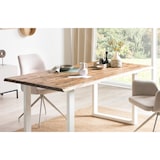 thumbnail of SalesFever Esstisch 180 x 90 cm | Tischplatte Akazie 35 mm | U-Gestell Metall