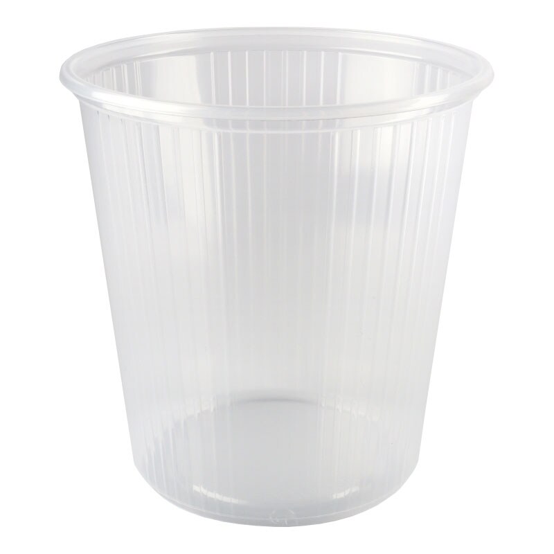 1000x Verpackungsbecher PP 500 ml Ø 100 mm rund transparent