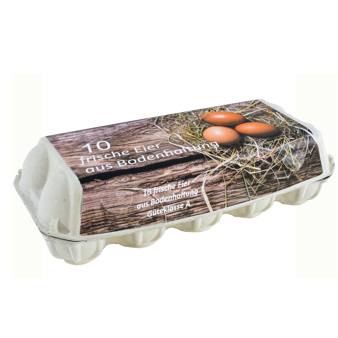 154x Eierverpackungen für 10 Eier Bodenhaltung weiß . geeignet für S M L