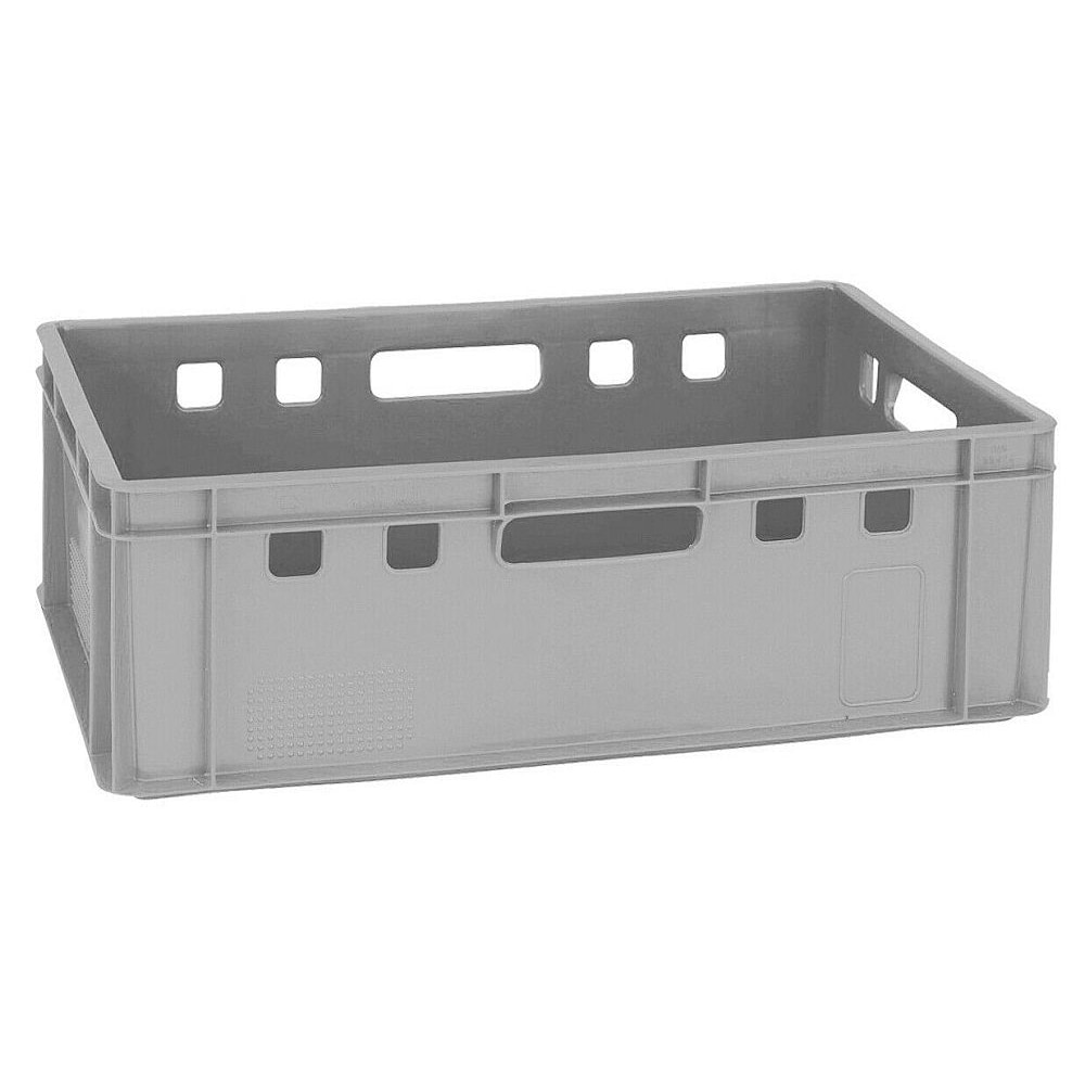 Lagerkiste Transportkiste Stapelkiste 60x40x20 cm Grau