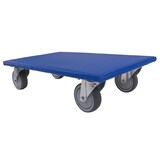 thumbnail of 3 x Möbelroller (600 x 350 x 145 mm) 300 kg Traglast Gummi-Lenkrollen spurloses Rollverhalten Möbelhund BB-Verpackungen