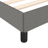thumbnail of vidaXL Bettgestell ohne Matratze Dunkelgrau 100x200 cm Stoff