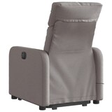 thumbnail of vidaXL Elektrischer Massagesessel mit Aufstehhilfe Taupe Stoff