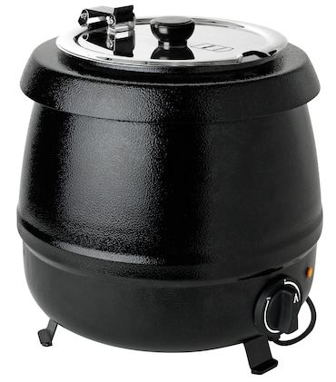 METRO Professional Bollitore per zuppe GSK1009, acciaio inox, Ø 34 x 36 cm, 9 L, nero