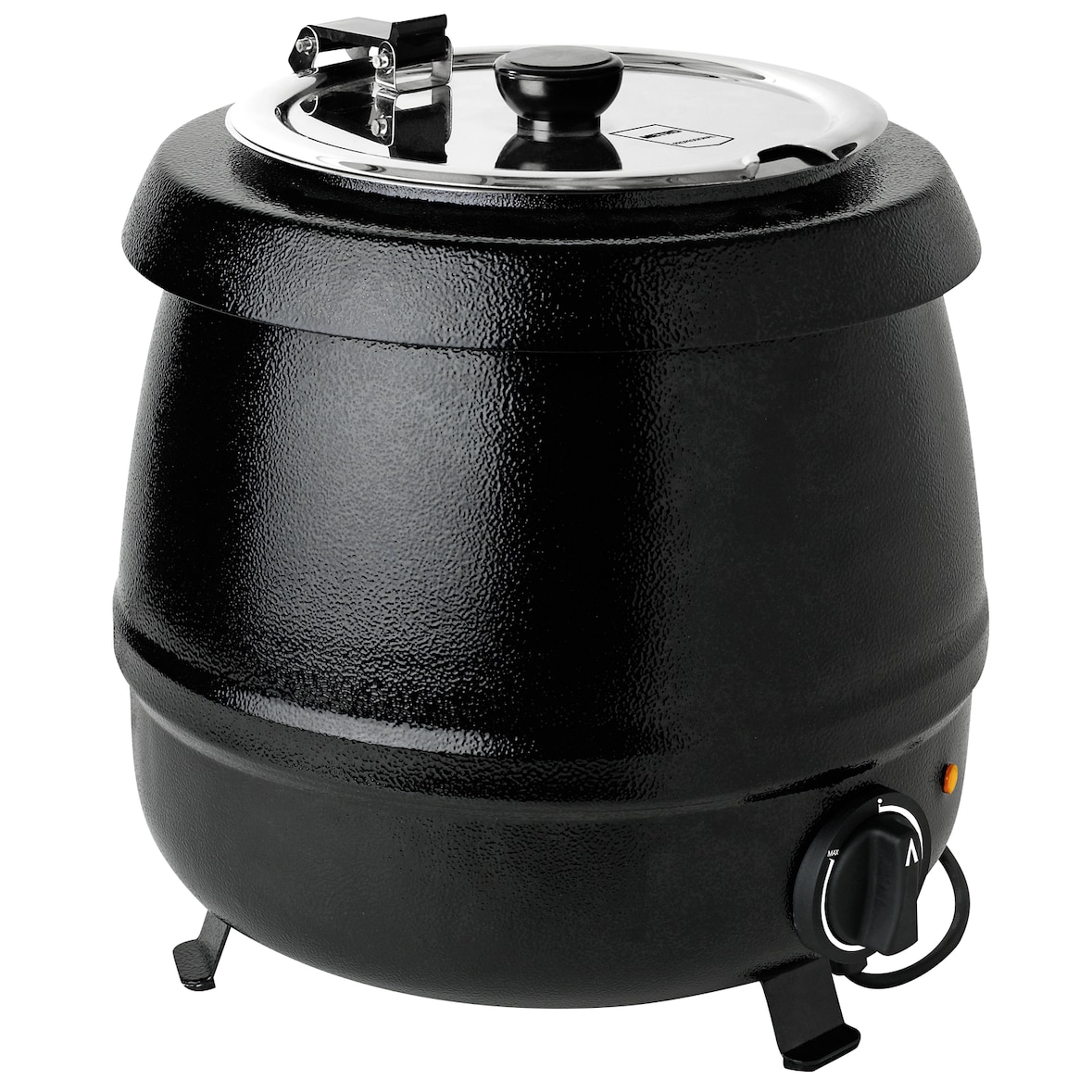 METRO Professional Panela elétrica para sopa GSK1009, aço, Ø 34 x 36 cm, 9 L, preto