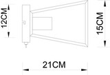 thumbnail of ARTE LAMP Wandleuchte innen mit elegantem Design, Mit Kabel und verstellbarem Lichtkegel, ideal für Wohnzimmer, Küche oder Schlafzimmer – stilvoll