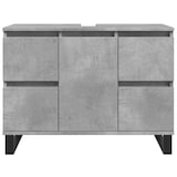 thumbnail of vidaXL Waschbeckenunterschrank Betongrau 80x33x60 cm Holzwerkstoff