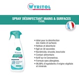 thumbnail of Wyritol spray désinfectant mains et surfaces 750 ml - solution hydroalcoolique