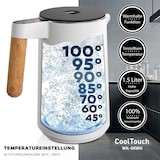 thumbnail of BALTER Edelstahl Wasserkocher WK-08 mit Temperatureinstellung, Doppelwand, BPA frei, leise & kabellos, Warmhaltefunktion, Temperaturanzeige, Weiß,