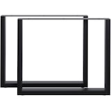 thumbnail of Lot de 2 pieds de table Ilkan Noir /80 cm