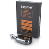 thumbnail of Brandson Garagentoröffner 433 MHz selbstlernend - Funk Fernbedienung kompatibel mit Hörmann Ecostar RSC 2, RSE 2, RSZ 1 - inkl. Batterie - Handsender